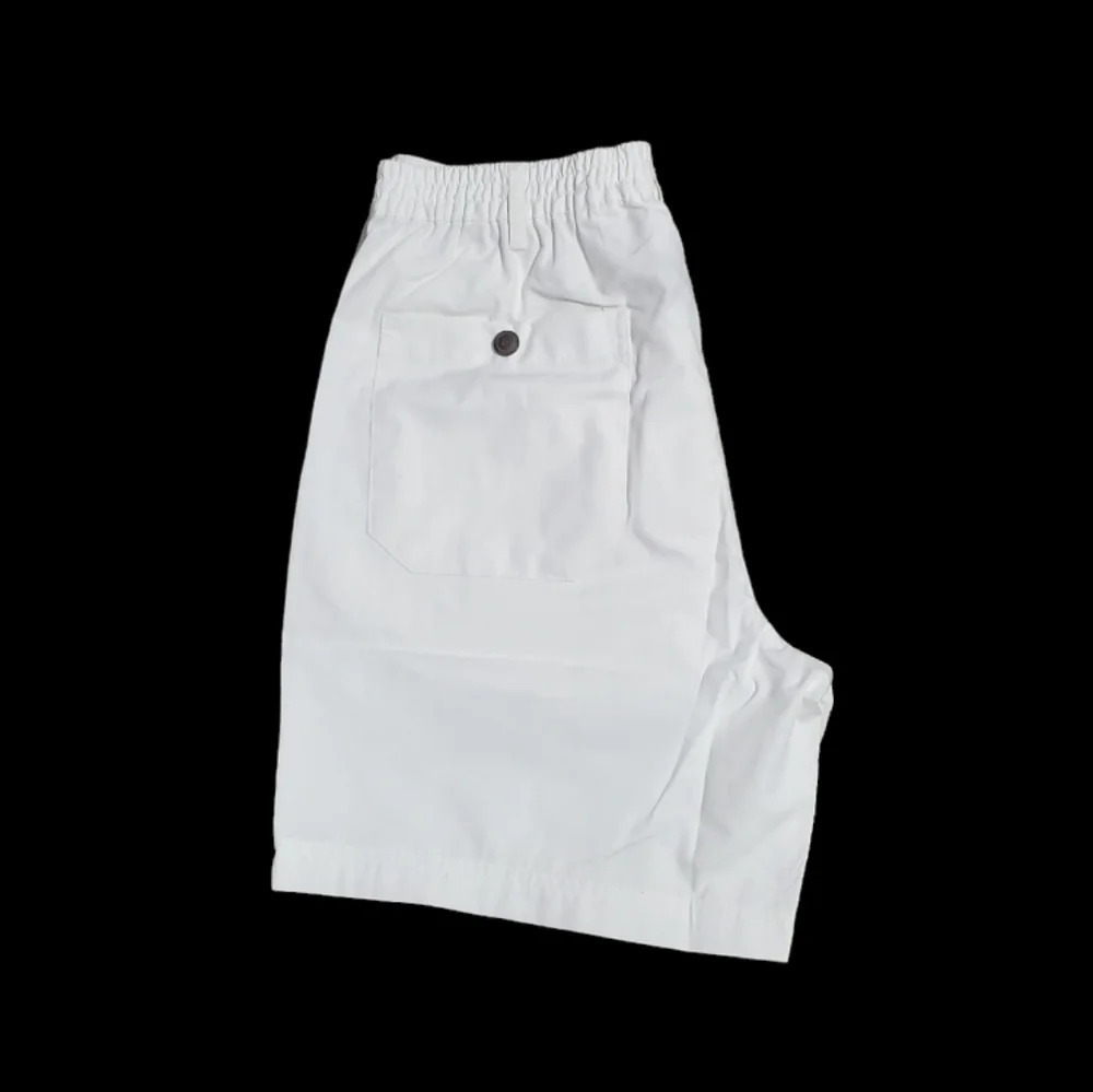 NEW Haband Men's Casual White Cotton Shorts 36 Vacation, Summer, Beach, Coastal